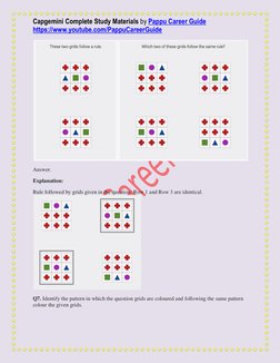 Practises Capgemini Capgemini Game-Based Aptitude Guide | PDF | Control Flow | Integer ...