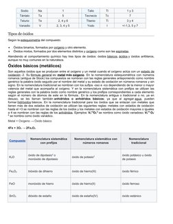 Nomenclatura Stock en Química | PDF | Óxido | Compuestos químicos