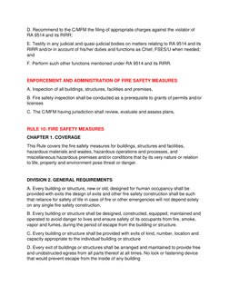 Fire Code of the Philippines (RA 9514) | PDF | Fire Safety | Fires