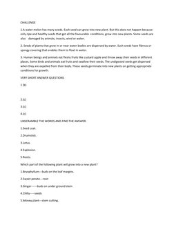 Plant Reproduction for Class 5 | PDF | Seed | Germination