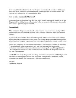 Every year, talented students from all over the globe do come Canada to study so that they can 
make their dream come true. S