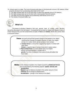 Module 1 Grade 8 Science q1 Wk1 | PDF | Force | Mass