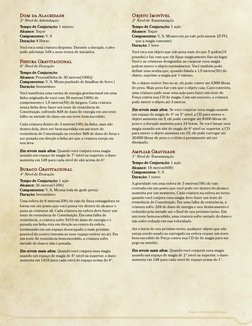 Dom da Alacridade
2° Nível de Adivinhação
Tempo de Conjuração: 1 minuto
Alcance: Toque
Componentes: V, S
Duração: 8 Horas
Voc