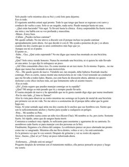 Solo puedo verlo mientras alza su bici y está listo para dejarme. 
Eso es todo. 
El siguiente autobús estará aquí pronto. Tod