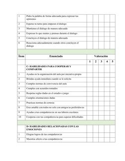 Cuestionario C.E.R.I. de Relaciones Interpersonales | PDF | Crecimiento ...