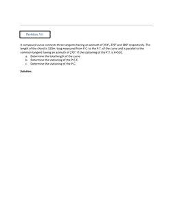 Understanding Compound Curves in Surveying | PDF | Angle | Tangent