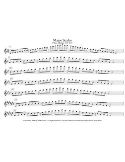 
Major Scales
Flute (Range: C4-C7)
 
C

 
F



