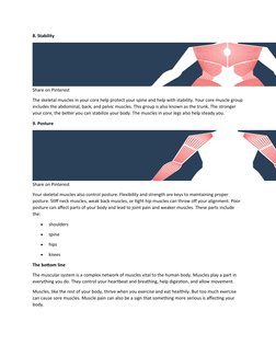 8. Stability
Share on Pinterest
The skeletal muscles in your core help protect your spine and help with stability. Your core