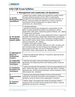 Asq Cqa Handbook.pdf ASQ Certified Quality Engineer Exam Guide | PDF | Business