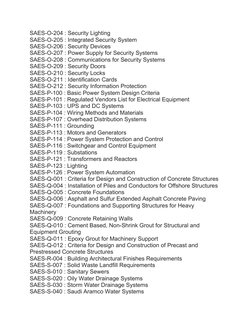 Overview of Saudi Aramco Engineering Standards | PDF | Pipe (Fluid ...