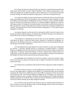 En las lomas de Islay Juan Gómez Chacón Juan Ramírez su esposa hicieron donación de 
1,448 olivos: 582 situados en Lluta y 86