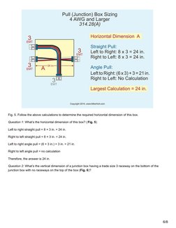 Fig. 5. Follow the above calculations to determine the required horizontal dimension of this box.
Question 1: What’s the hori