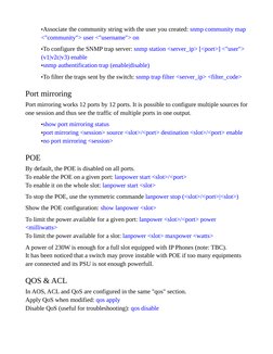 Alcatel Omniswitch Command Guide | PDF | Ip Address | Network Protocols