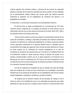 marinos agentes del ministerio público y personal de las fuerzas de seguridad
pública la inclusión de los derechos laborales
