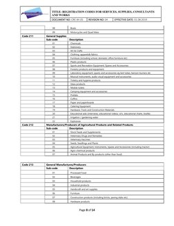 Ppadb Codes.pdf PPADB Registration Codes Overview | PDF | Engineering | Civil Engineering