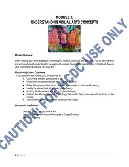 Reading Visual Arts Module Reading Visual Arts Course Overview | PDF | The Arts | Composition ...