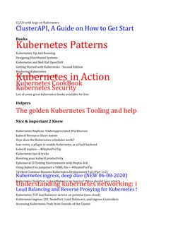 Kubernetes Learning Resources Guide | PDF | Software Engineering ...