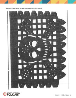 MOIFA   /  PAPEL PICADO 10
 
Patrón - Crear papel picado utilizando cuchillo de arte
