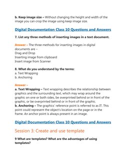 b. Keep image size – Without changing the height and width of the 
image you can crop the image using keep image size.
Digita