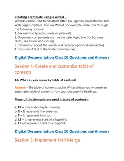 Creating a template using a wizard –
Wizards can be used to construct letter, fax, agenda, presentation, and
Web page templat