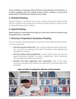 Techniques and Methods of Reading | PDF | Speed Reading | Reading ...