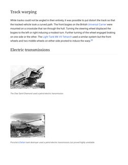Tank Steering Systems Explained | PDF | Armoured Fighting Vehicles ...