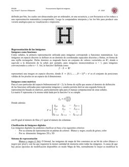 PDI1E8 
Procesamiento Digital de Imágenes 
Ing. Ismael F. Guerrero Villalpando 
 
LP - 2019 
definido por bits, los cuales so