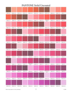 PANTONE Solid Uncoated Color Guide | PDF | Multidimensional Signal