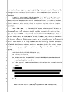 Plaintiff's Responses to Form Interrogatories | PDF
