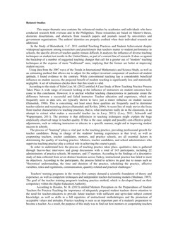 Related Studies
This major thematic area contains the referenced studies by academics and individuals who have
conducted rese