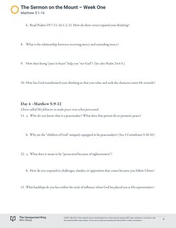 b.	 Read Psalms 19:7-11; 42:1-2, 11. How do these verses expand your thinking?
8.	 What is the relationship between receiving