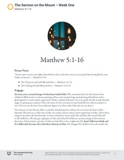 Focus Verse
“In the same way, let your light shine before others, that they may see your good deeds and glorify your 
Father