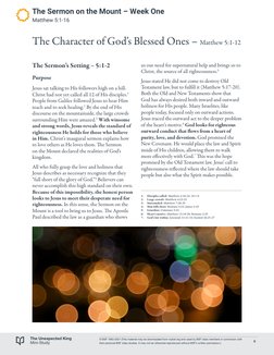 The Sermon’s Setting – 5:1-2
Purpose 
Jesus sat talking to His followers high on a hill. 
Christ had not yet called all 12 of