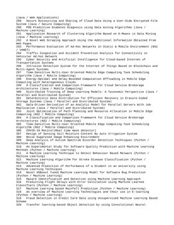 (Java / Web Applications)
289
Secure Outsourcing and Sharing of Cloud Data Using a User-Side Encrypted File
System (Java / Se