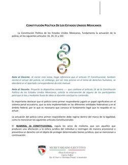 CONSTITUCIÓN POLÍTICA DE LOS ESTADOS UNIDOS MEXICANOS
La Constitución Política de los Estados Unidos  Mexicanos, fundamenta l