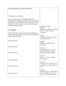 Example Lesson For Ms Word Microsoft Word Lesson Plan Overview | PDF | Microsoft Word | Window ...
