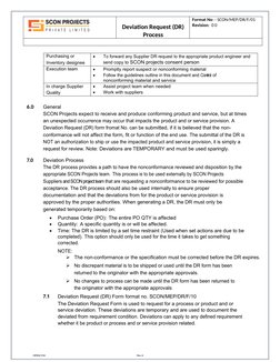 Deviation Request Process Overview | PDF | Specification (Technical ...