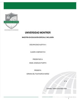 1 
 
 
 
 
 
 
 
UNIVERSIDAD MONTRER 
MAESTRÍA EN EDUCACIÓN ESPECIAL E INCLUSIÓN 
 
DISCAPACIDAD AUDITIVA II  
 
CUADRO COMPA