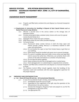 Hazardous Waste Management Plan | PDF | Waste Management | Hazardous Waste