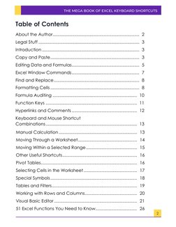 Table of Contents
 
About the Author ........................................................................
  
2
 
Lega