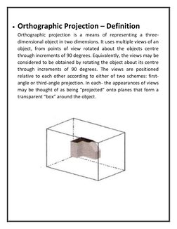 Understanding Orthographic Projections | PDF | Mathematical Objects ...