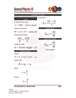 Comprehensive Physics Unit Conversion Chart | PDF | Litre | Kilogram