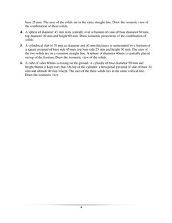 Engineering Drawing Practice Problems | PDF | Manufactured Goods ...