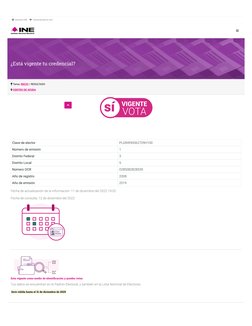 ¿Está vigente tu credencial?
 Tema: INICIO / RESULTADO
 CENTRO DE AYUDA
Esta vigente como medio de identiﬁcación y puedes v