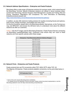 Bloomberg Network Connectivity Guide | PDF | Port (Computer Networking ...