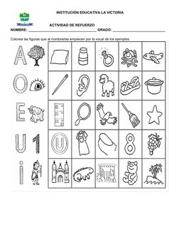 INSTITUCIÓN EDUCATIVA LA VICTORIA
 
ACTIVIDAD DE REFUERZO
NOMBRE: ___________________________________ GRADO: _______________