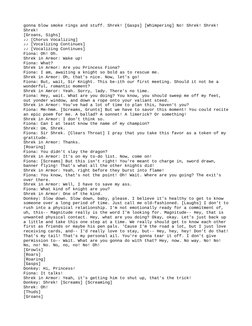 Shrek Movie Script Excerpt | PDF