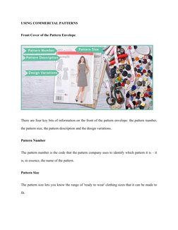Introduction To Pattern Making Types and Methods of Pattern Making | PDF | Seam (Sewing) | Clothing