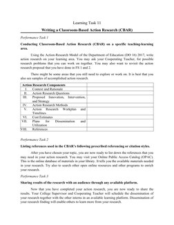 Classroom-Based Action Research Guide | PDF