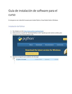 Instalación de Python y VS Code en Windows | PDF | Ventana (informática ...